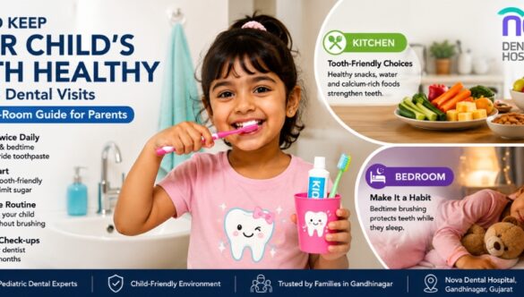 How to Keep Your Child’s Teeth Healthy Between Dental Visits (Room-by-Room Guide)