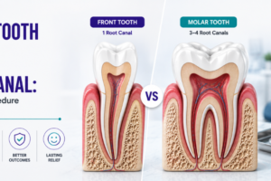 Front Tooth vs Molar Root Canal: Why the Procedure Differs