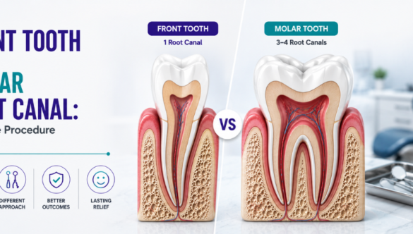 Front Tooth vs Molar Root Canal: Why the Procedure Differs