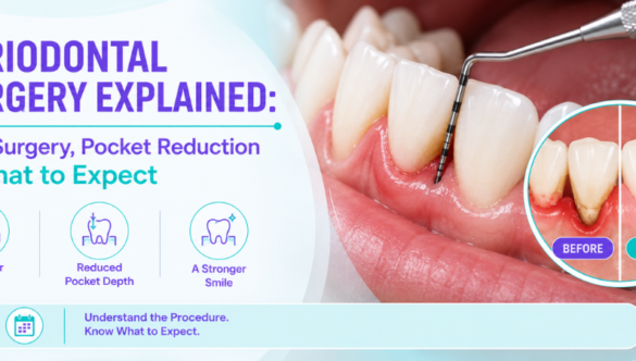 Periodontal Surgery Explained: Flap Surgery, Pocket Reduction & What to Expect