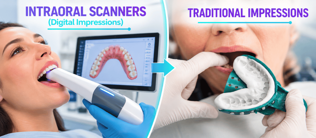 Intraoral Scanners vs Traditional Impressions: Why Digital Scanning Is More Comfortable