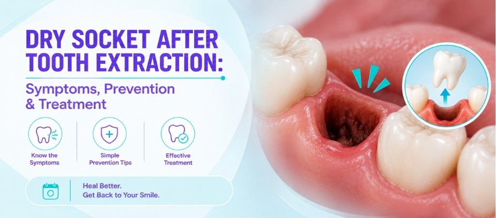 Dry Socket After Tooth Extraction: Symptoms, Prevention & Treatment